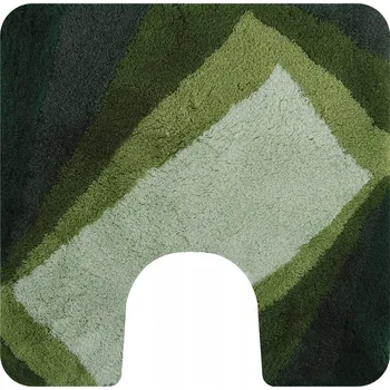 Koupelnová předložka Spirella koupelnová WC předložka KALI, zelená, akryl, 55 x 55 cm