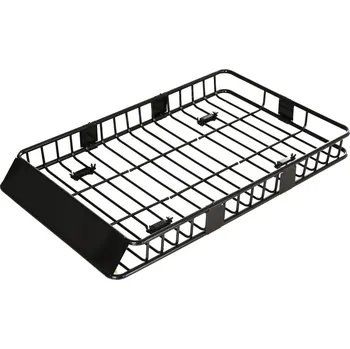 Zahrádka na auto střešní nosič 162x99x16cm Homcom | černý, Barvy a parametry Materiál kov