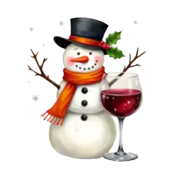 Vánoční dekorace Nažehlovací obrázek - vánoční sněhulák III (7,8 x 9,0 cm)