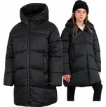 4F DÍVČÍ ZIMNÍ BUNDA PRODLOUŽENÁ PROŠÍVANÁ PÉŘOVÁ S KAPUCÍ / vel 152