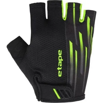 Cyklistické rukavice Rukavice Etape Speed černá/zelená XL