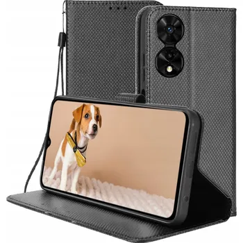 Pouzdro na mobilní telefon Flipové pouzdro B24 pro TCL 505 4G DIAMOND WALLET černé