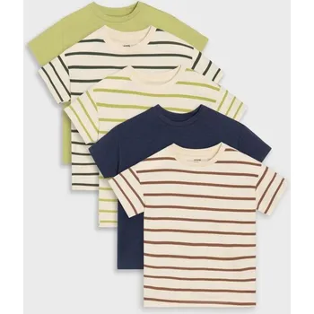 Sinsay - Sada 5 triček - neonová - 840EY-71X - 840EY-71X-128