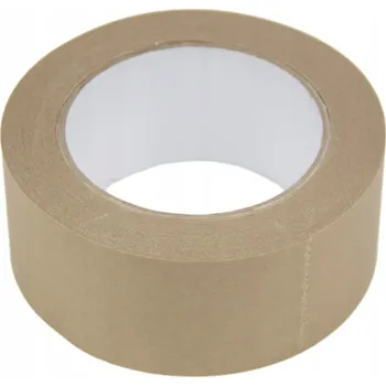 Lepicí páska PAPÍROVÁ BALICÍ PÁSKA KRAFT BIO KAUČUK SOLVENT 48MM x 66M EKOLOGICKÁ