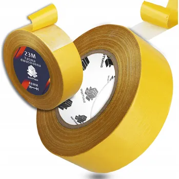 Oboustranná lepicí páska SolidTape vyztužená tkaninou, 48 mm x 23 m, průhledná