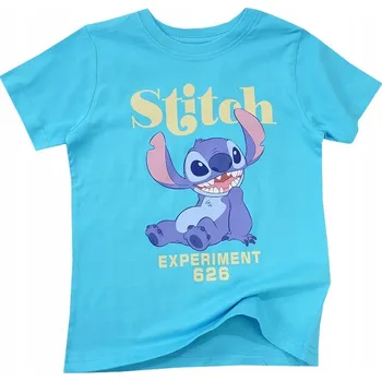 Stitch CHLAPECKÉ TRIČKO bavlna MODRÉ 128 D019T