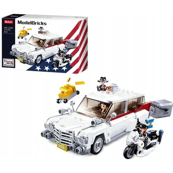 ostatní stavebnice STAVEBNICE SLUBAN AUTO GHOSTBUSTER CADILLAC ECTO-1