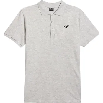 Pánské tričko Pánské triko 4F Polo Shirt M366 Velikost: M / Barva: šedá