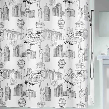 Sprchový závěs Textilní sprchový Závěs Spirella 180 x 200 cm