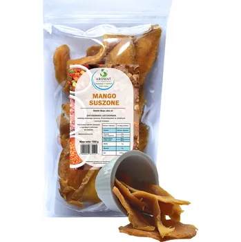 Sušená potravina MANGO SUŠENÉ 1KG PŘÍRODNÍ LAHODNÉ sladké VELKÉ PLÁTKY 1000g