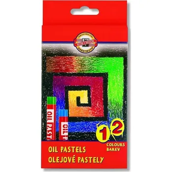Kresba OLEJOVÉ PASTELKY 12 Barev Sada Pastelek na Malování Pro Výtvarné Umění