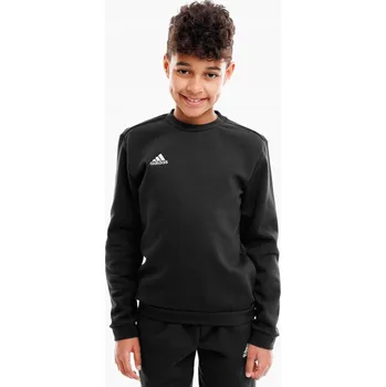 Chlapecká mikina Dětská mikina bavlna Adidas černá, velikost 152