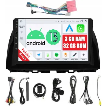 Autorádio 2DIN AUTORÁDIO S NAVIGACÍ ANDROID MAZDA CX-5 CX5 1. GENERACE 3/32 GB DSP CARPLAY LTE