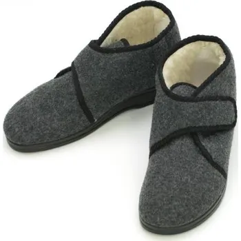 Pánské pantofle Valašské papuče s ovčí vlnou pánské 46