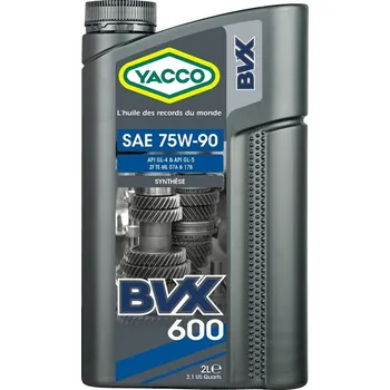 Převodový olej Olej Yacco BVX 600 75W-90 2L