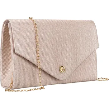 Kabelka Elegantní, třpytivé dámské psaníčko kabelka Barva: Béžová