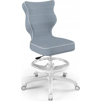 ENTELO otočná židle PRO DĚTI s podnožkou Petit modrá Jasmine r.5