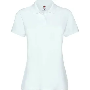 Dámské tričko Dámské prémiové bavlna polokošile Fruit of the Loom velikost M