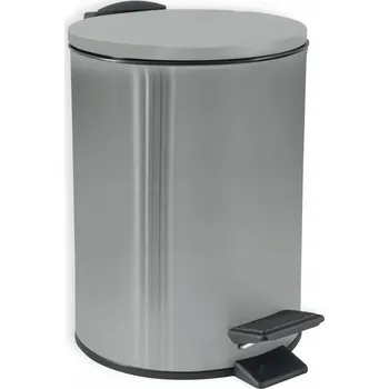 Odpadkový koš Spirella pedálový odpadkový koš ADELAR, kartáčovaná nerez ocel, 3 L