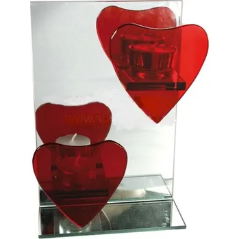 Svícen Srdce stojánek na svíčky (Romantické dárky)