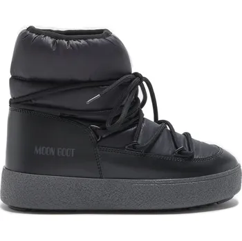 Pánská zimní obuv Dámské kotníkové zimní boty MOON BOOT-MB LTRACK LOW NYLON WP, N001 BLACK Černá 38