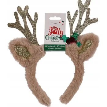 Sobí parohy čelenka 30 cm 1 Ks