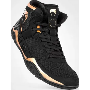 Pánské tenisky Venum Zápasnické boty Elite Wrestling Black/Bronze, velikost 45