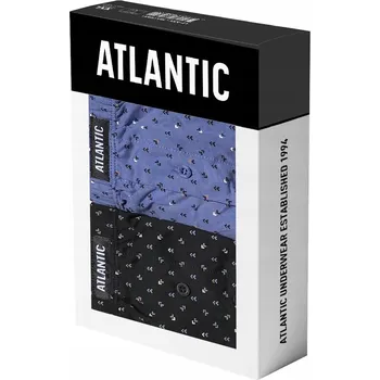 Pánské oblečení Boxerky Atlantic 2MBX013/01 2pack mix L