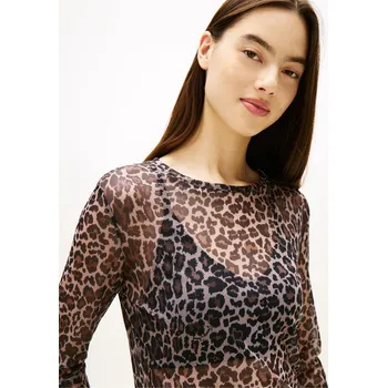 Dámské tričko Tričko Tommy Jeans Leopard Aop 1176860 10 (S)
