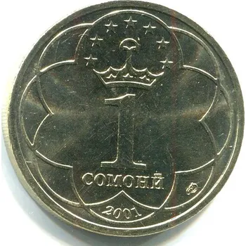 TÁDŽIKISTÁN. 1 somoni 2001.