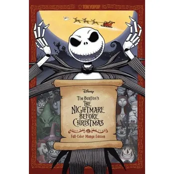 Beletrie pro dospělé Disney Tim Burton's the Nightmare Before Christmas Full-Color Manga Edition (Jun Asuka,Manuel Puppo)(Pevná)
