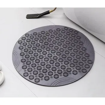 Koupelnový nábytek Masážní protiskluzová podložka do sprchy - šedá (MATT1)