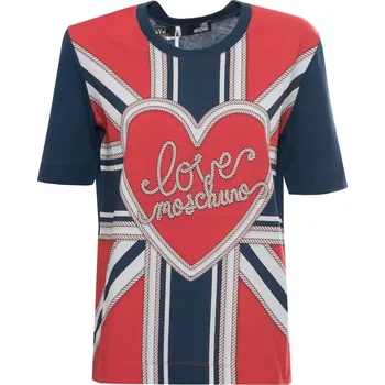 Dámské tričko Dámské triko W4F154G-M3876 Moschino Barva: Modrá, Velikost: 38
