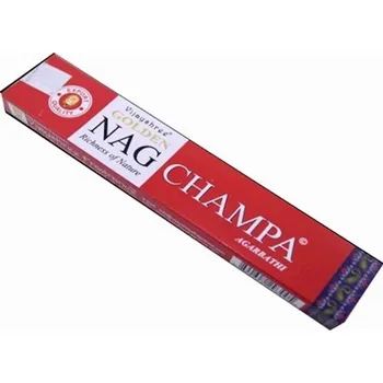 Vonná tyčinka Vijayshree Vonné Tyčinky Golden Nag Champa, 15 g