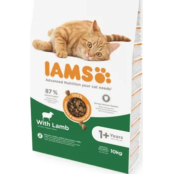 Krmivo pro kočku IAMS for Vitality krmivo pro dospělé kočky s jehněčím masem 10 kg