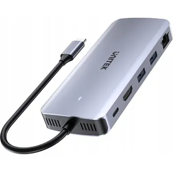 USB hub Unitek D1120A01 Aktivní USB-C Hub 10 Gbps, Pouzdro pro M.2 disk, HDMI