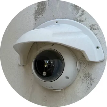 IP kamera Kryt kamery CCTV IP - Stříška ochrany kamery - PODPORUJTE POLSKÉ - BÍLÁ