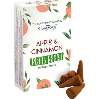 Vonná tyčinka Stamford Rostlinné vonné kužely Jablko Skořice 15 ks