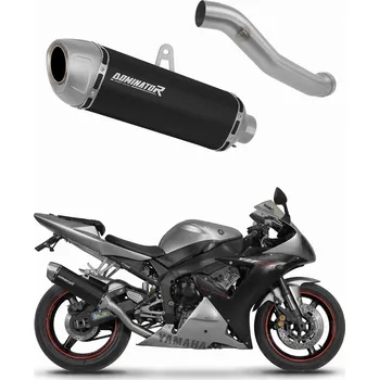 Výfuk pro motocykl YZF R1 1000 RN09 2002 - 2003 výfuk tlumič S6 BLACK DOMINATOR