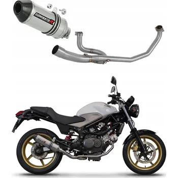 Výfuk pro motocykl VTR 250 2009 - 2015 Full system Kolektor výfuku tlumič HP3 DOMINATOR