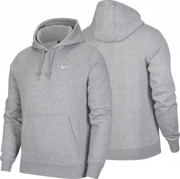 Pánská mikina Nike pánská mikina 826433 063 - šedá s kapucí, teplá, velikost XL