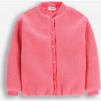 Dívčí oblečení Dětská Mikina Rozepínací Baseballová Mikina Dívčí Růžová Velikost 122 Coccodrillo ZC5