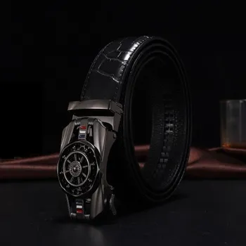 Opasek Pánský kožený pásek L427 115 cm 2