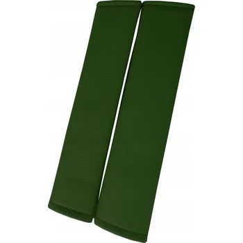 Návlek na bezpečnostní pás Kožené chrániče na bezpečnostní pásy Pok-Ter zelené, 2 ks