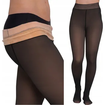 Dámské punčochy Hladké Punčocháče Markal 380 DEN černé teplé silné zimní zateplené hladké dámské velikost S/M