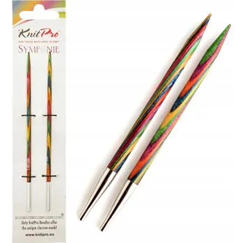 Vrták Jehlice KNITPRO dřevěné vyměnitelné - SYMFONIE 4,50mm