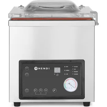 Vakuovačka Vakuový balicí stroj - komora, HENDI, Profi Line, těsnicí lišta 350 mm, 230V/750W, 450x555x(H)480mm