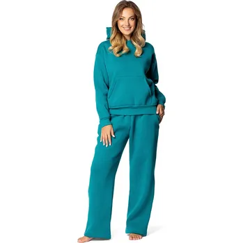 bavlněná tepláková souprava DK-K-B9 Barva: Tyrkysová, Velikost: XS