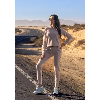 Bavlněná tepláková souprava Seattle H1 Barva: Béžová, Velikost: XS