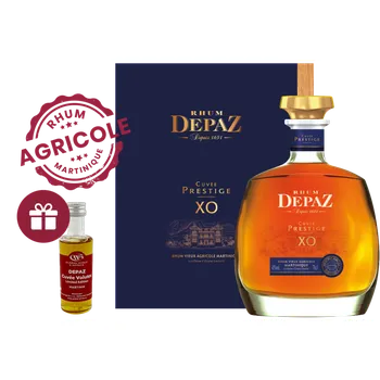 Víno Depaz XO Cuvée Prestige, Martinique 0,7l + dárek